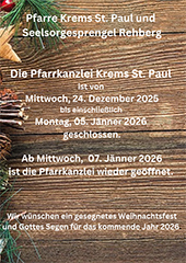 Kanzleizeiten Weihnachten