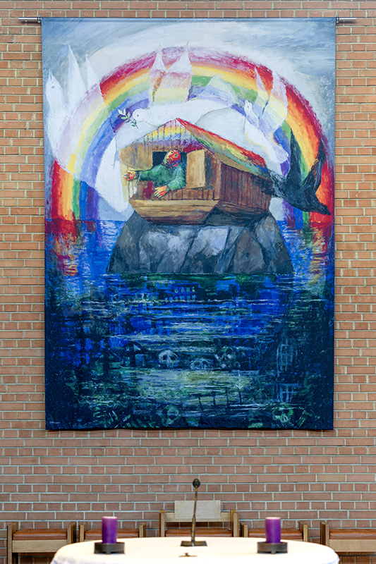 Sieger Köder, Sintflut © Sieger Köder-Stiftung Kunst und Bibel, Ellwangen | www.verlagsgruppe-patmos.de/rights/abdrucke