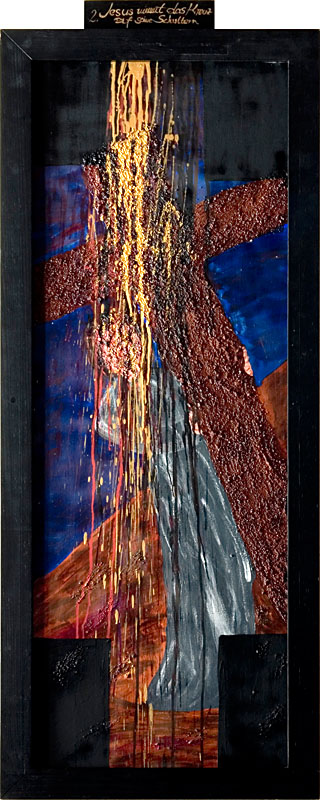 Jesus nimmt das Kreuz auf seine Schultern