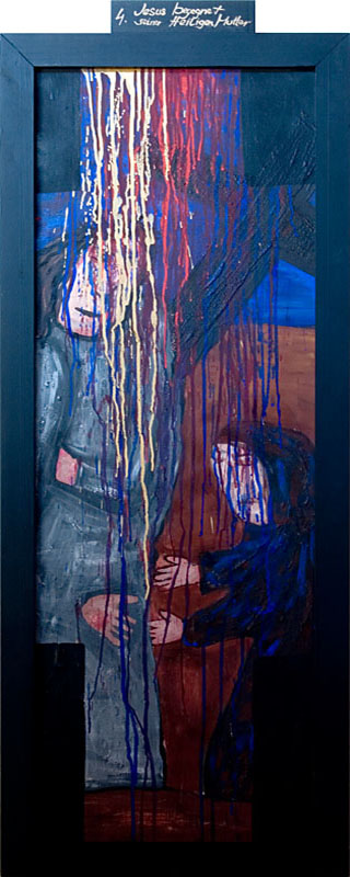 Jesus begegnet seiner Heiligen Mutter