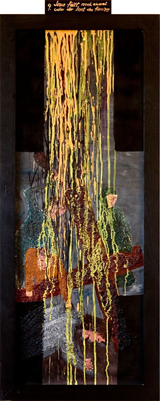 Jesus fällt noch einmal unter der Last des Kreuzes