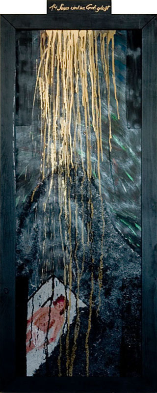 Jesus wird ins Grab gelegt