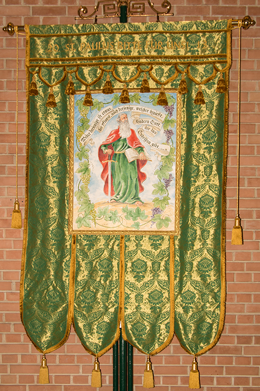 Zunftfahne der Hauerinnung